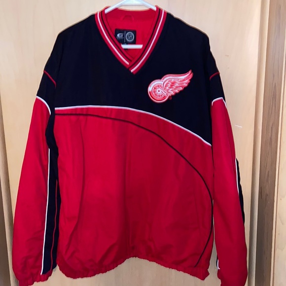 NHL Other - NHL Detroit Red Wings Red and Black Windbreaker Jacket